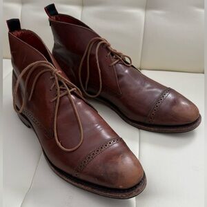 Allen Edmonds Bleecker Street Cap Toe Leather Boot